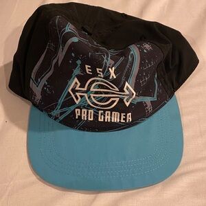 Pro Gamer Kids Black and Blue Hat